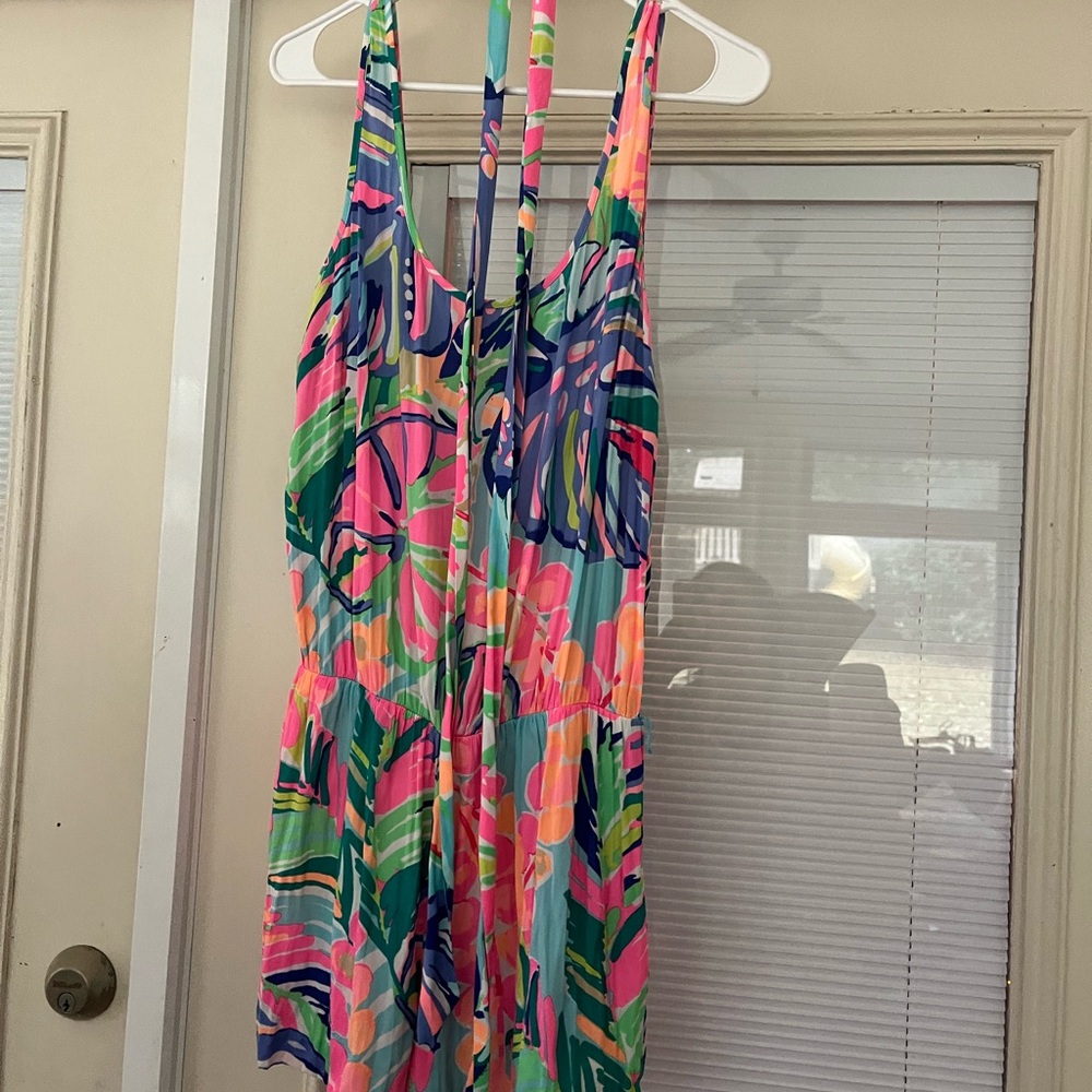 Lilly Pulitzer Colorful Floral Jumpsuit